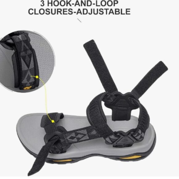 Waterproof Hiking Sandals with Arch Support /Comfortable and Durable for Outdoor - Picture 9 of 9